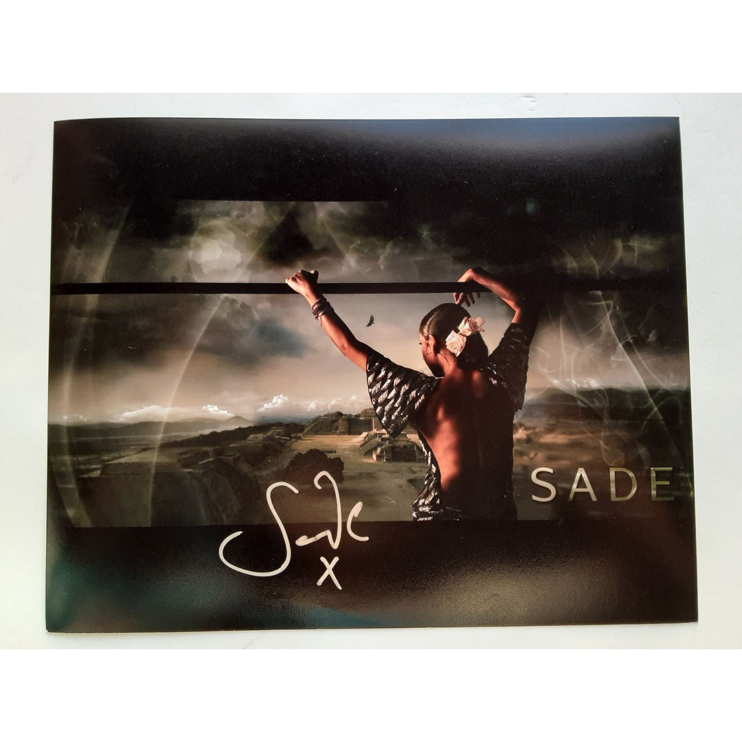 Sade Adu 8 x 10 signed photo with proof - Awesome Artifacts 