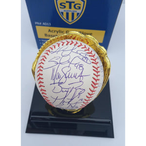 Buster Posey, Madison Bumgarner, 2012 San Francisco Giants World Champs team signed baseball with proof