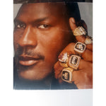 Load image into Gallery viewer, Michael Jordan signed poster with proof
