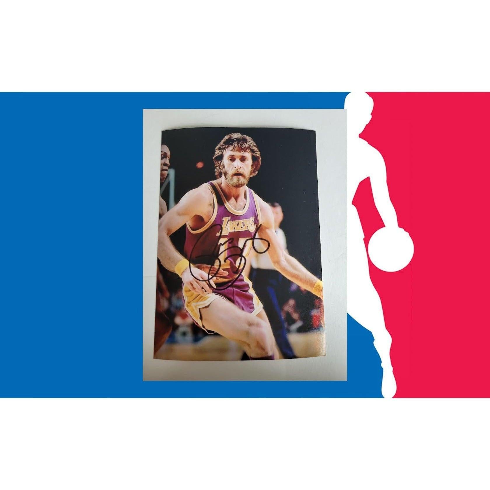 Pat Riley 5 x 7 photograph signed – Awesome Artifacts
