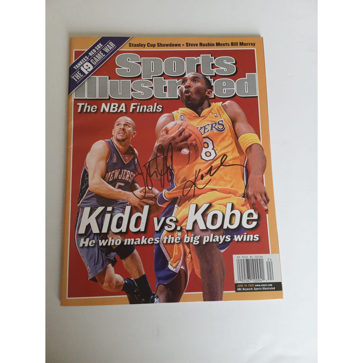 Kobe Bryant and Jason Kidd full Sports Illustrated in mint condition signed with proof