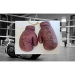 Load image into Gallery viewer, Jack Dempsey Everlast vintage pair of leather gloves signed
