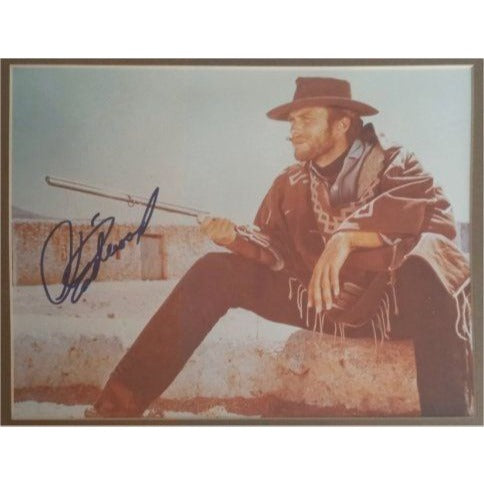 Clint Eastwood signed and framed 8 x 10 photo with proof