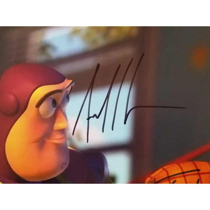 Toy Story, Tom Hanks, Tim Allen signed with proof 11 by 14 - Awesome Artifacts 