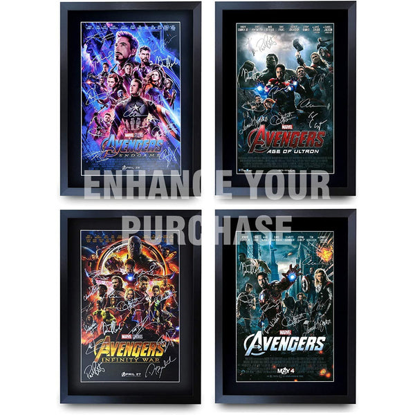 Avengers endgame cast signed poster 24 by 36 Chris Evans Robert Downey –  Awesome Artifacts