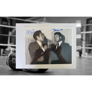 Muhammad Ali and o.j. Simpson 8 x 10 photo signed with proof