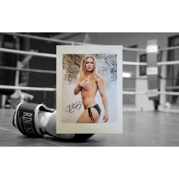 Ronda Rousey 8 x 10 photo signed