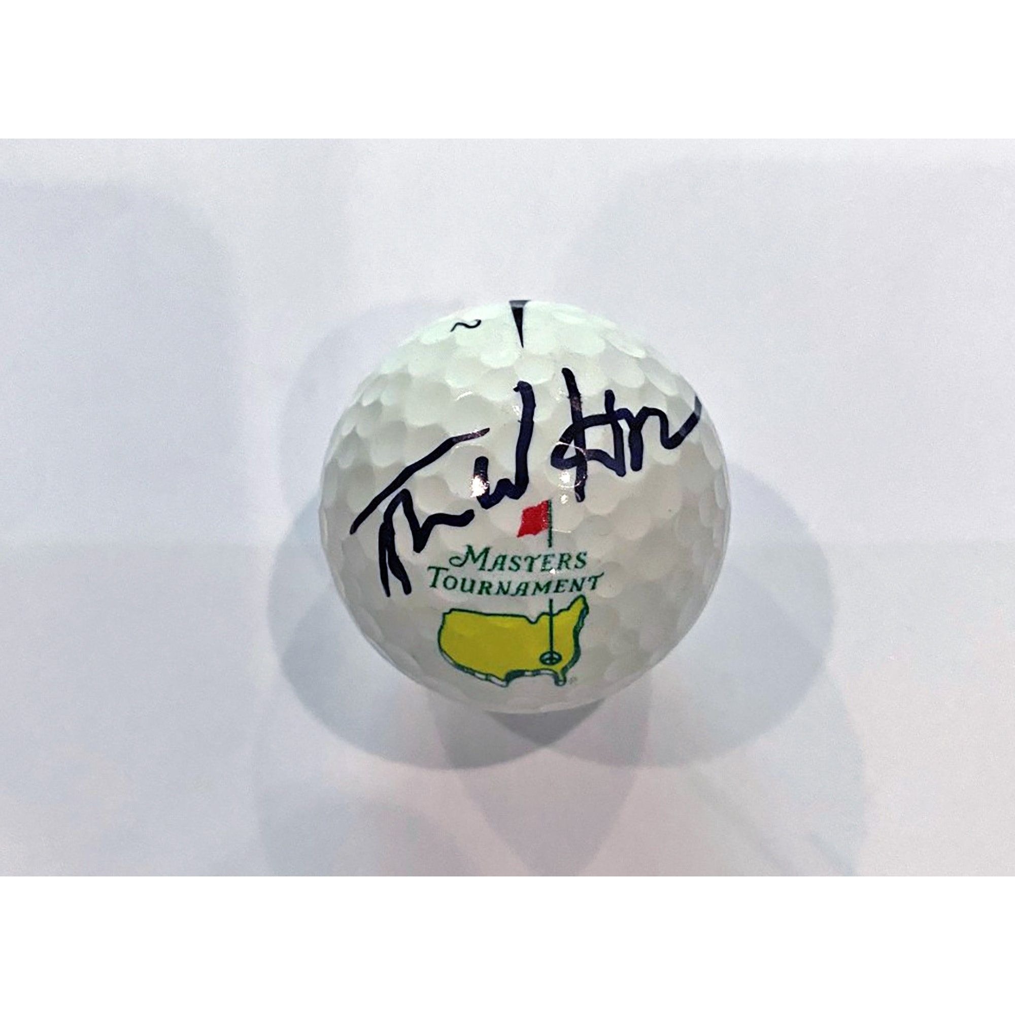 Tom Watson Master signed golf ball with proof