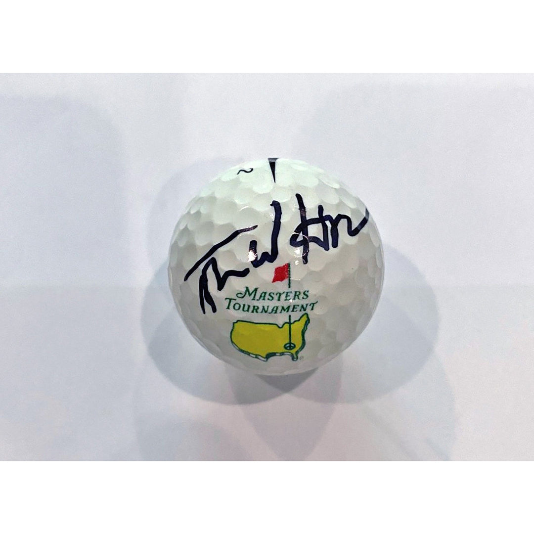 Tom Watson Master signed golf ball with proof - Awesome Artifacts 