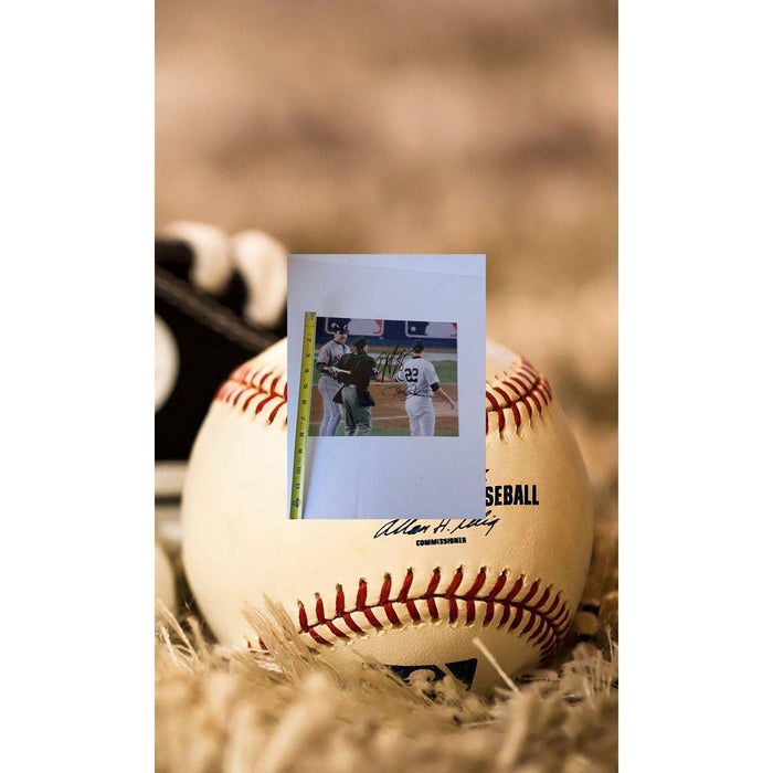 Mike Piazza and Roger Clemens 8 by 10 signed photo