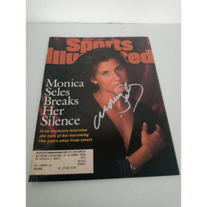 Monica seles signed Sports Illustrated with proof