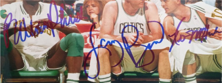 Robert Parish signed Boston Celtics signed 8x10 photo