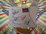 Load image into Gallery viewer, Eddie Van Halen David Lee Roth Michael Anthony Allex Van Halen guitar pickguard signed with proof
