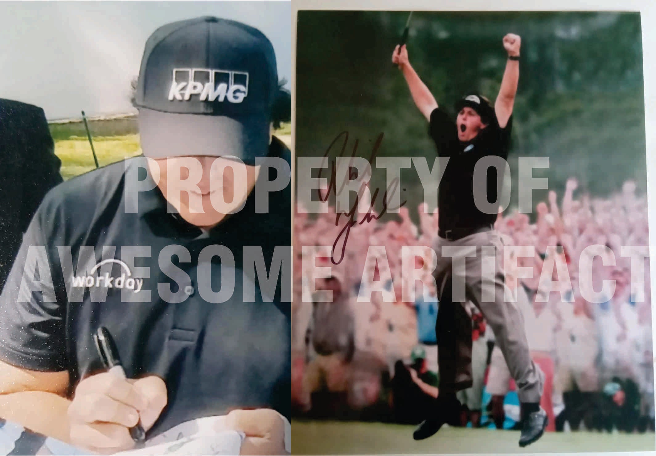 Phil Mickelson 8 x 10 photo signed with proof