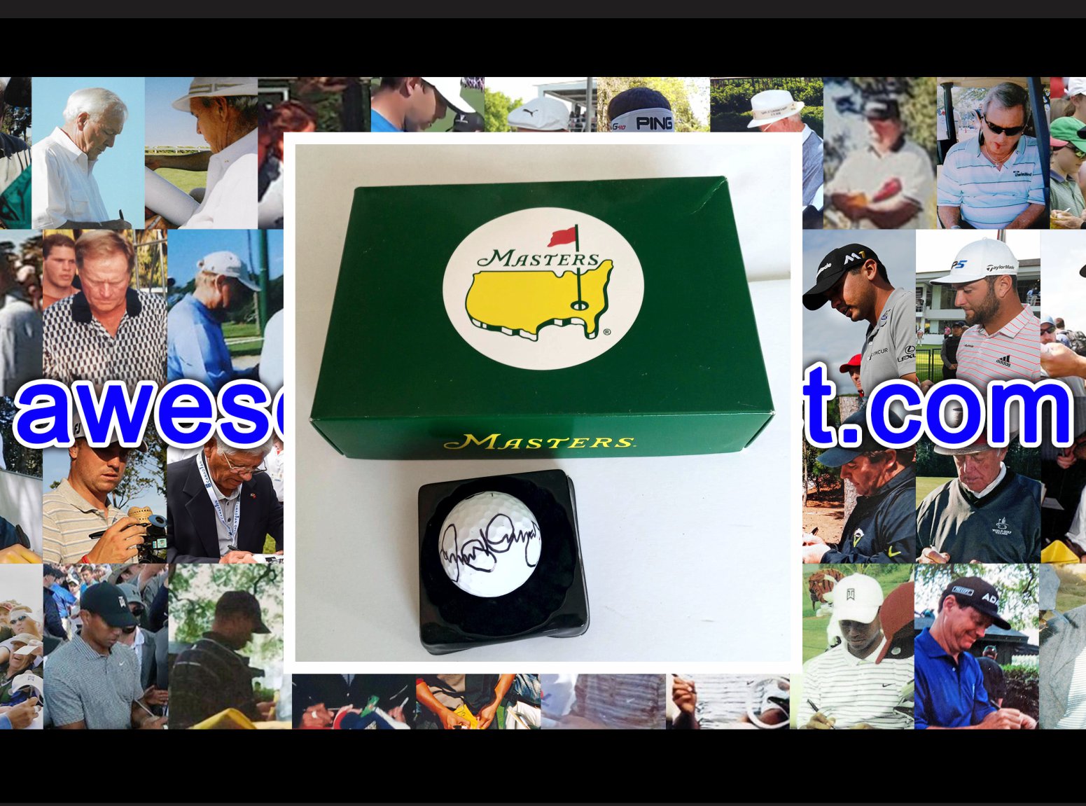 Rory McIlroy PGA golf star signed golf ball with proof
