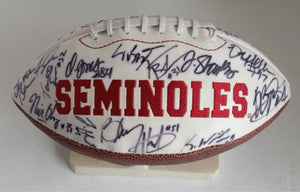Jameis Winston Florida Seminoles national champions team signed full size football