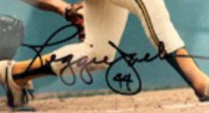 Reggie Jackson 8 x 10 photo signed with proof