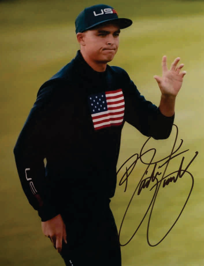 Rickie Fowler golf star 8x 10 photo signed with proof