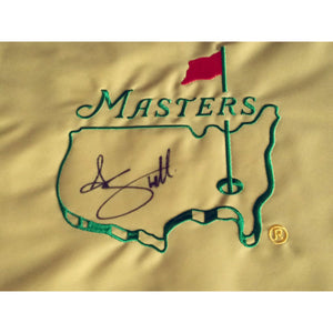 Adam Scott Masters champion signed golf flag with proof