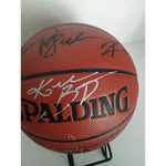 Load image into Gallery viewer, Chick Hearn, Magic Johnson, Kobe Bryant 20 Lakers Legends All Time Greats signed ball with proof
