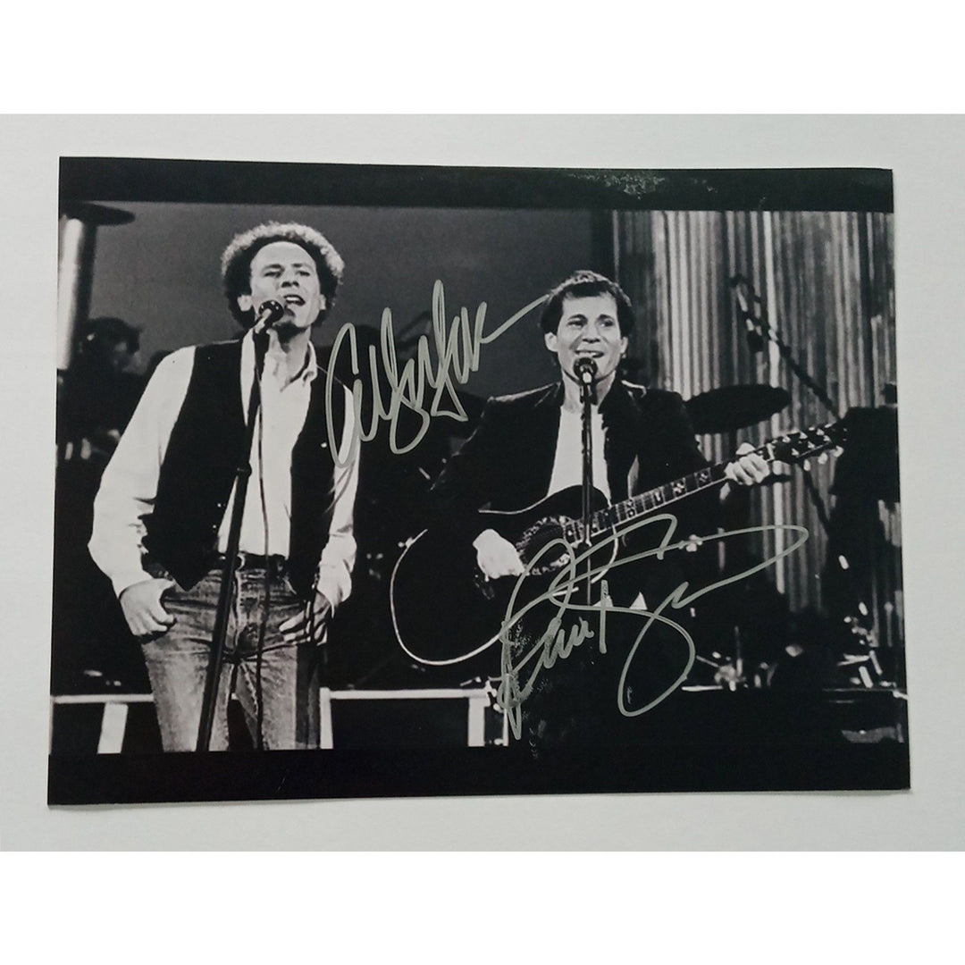 Paul Simon and Art Garfunkel 8 x 10 signed photo with proof - Awesome Artifacts 