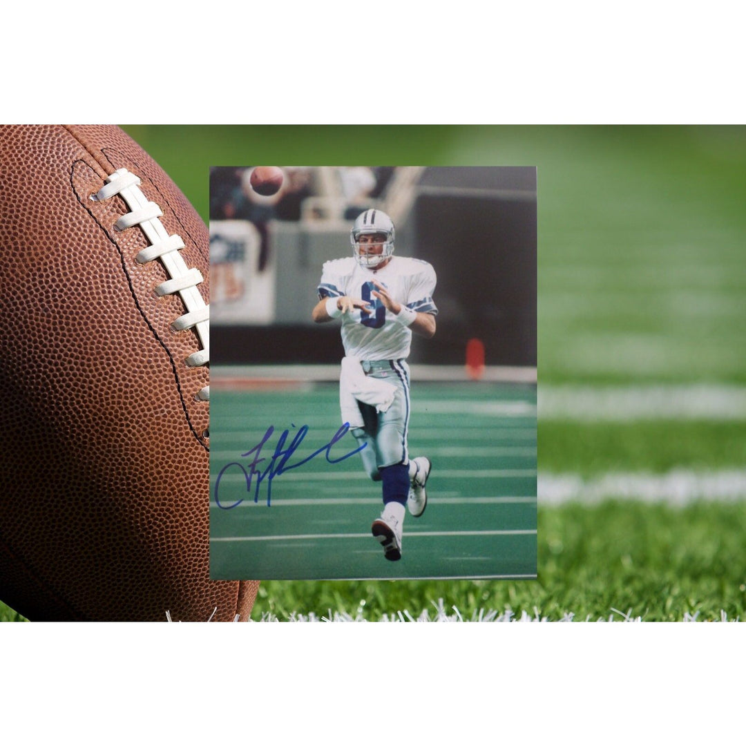 Troy Aikman Dallas Cowboys 8 x 10 photo signed - Awesome Artifacts 