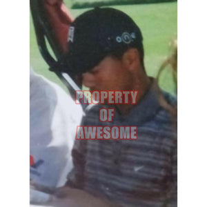 Tiger Woods Masters golf ball signed with proof