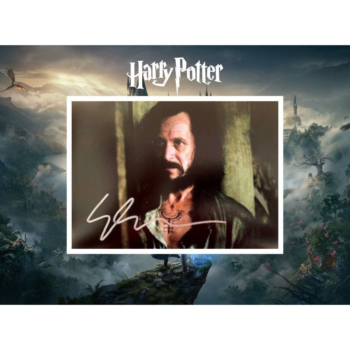 Gary Oldman Harry Potter 5x7 photo signed