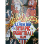 Load image into Gallery viewer, Dream Team Michael Jordan, Magic Johnson, Larry Bird 1992 USA Gold Medal winning basketball team poster

