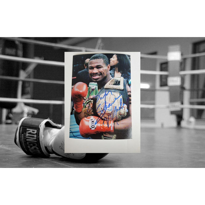 Sugar Shane Mosley 5 x 7 photograph signed