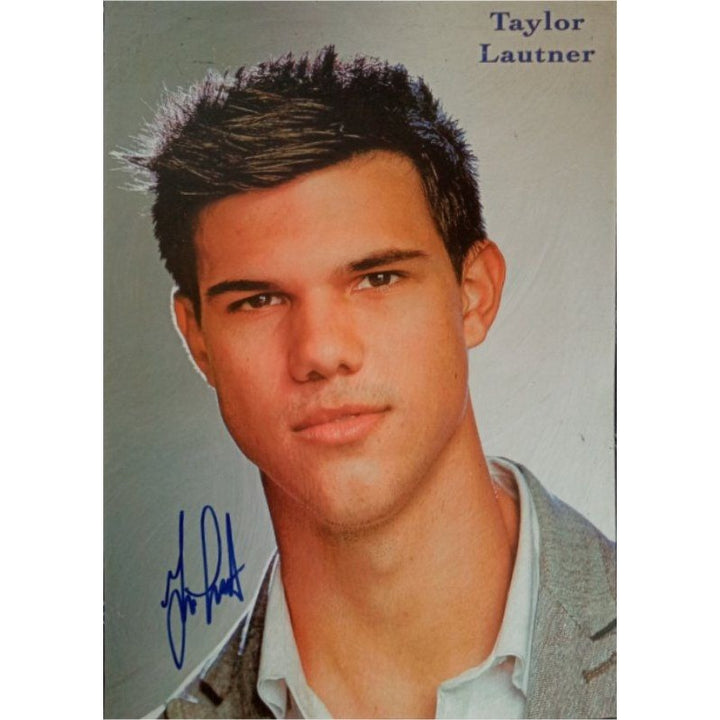 Taylor Lautner signed with proof - Awesome Artifacts 