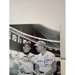 Load image into Gallery viewer, Willie Mays and Ernie Banks 8 by 10 photo signed
