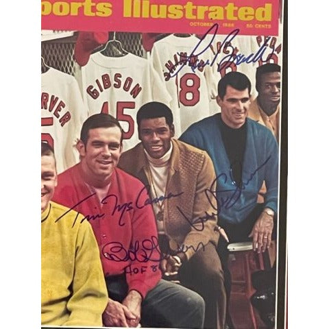 St. Louis Cardinals Lou Brock, 1967 World Series Sports Illustrated Cover  Poster