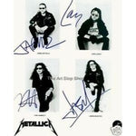 Load image into Gallery viewer, Kirk Hammett James Hetfield Lars Ulrich Jason Newsted Metallica 16 x 20 photo signed with proof
