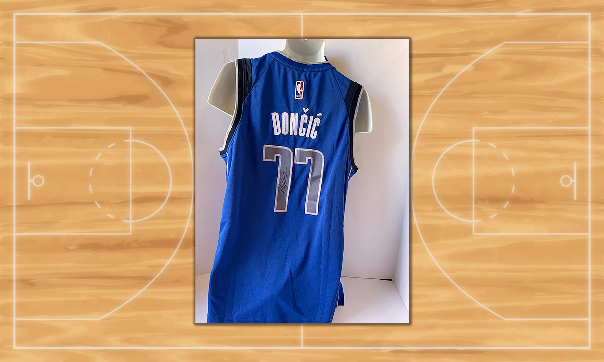 Luka Doncic Autographed and Framed Dallas Mavericks Jersey