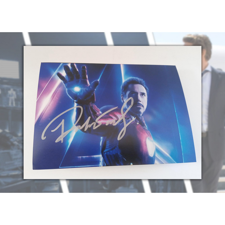 Robert Downey Jr. Tony Stark Iron Man 5x7 photo signed with proof