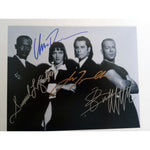 Load image into Gallery viewer, Samuel L Jackson, Uma Thurman, John Travolta, Bruce Willis 8 x 10 signed with proof
