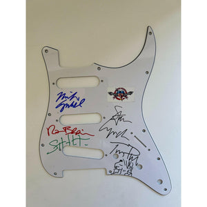 Tom Petty (with drawing) Stan Lynch Ron Blair Mike Campbell Benmont Tench The Heartbreakers electric guitar pickguard signed with proof