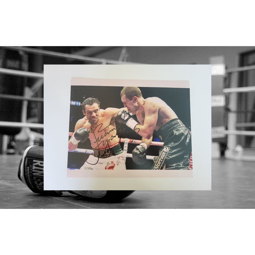 Juan Manuel Marquez 8 x 10 photo signed