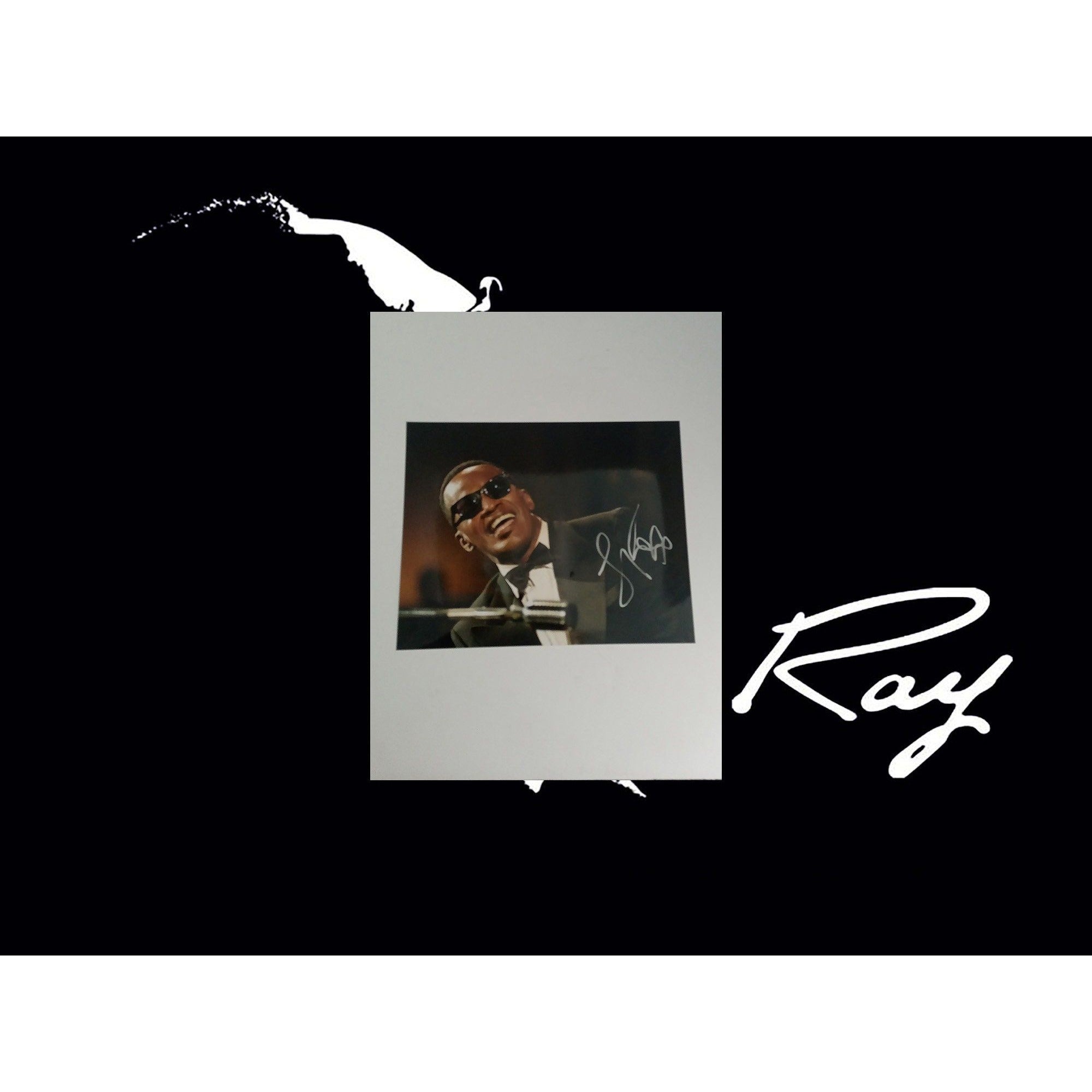 Jamie Foxx Ray 8 x 10 signed photo with proof
