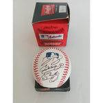 Load image into Gallery viewer, Vladimir Guerrero Jr., Cavan Biggio, Bo Bichette MLB baseball signed with proof
