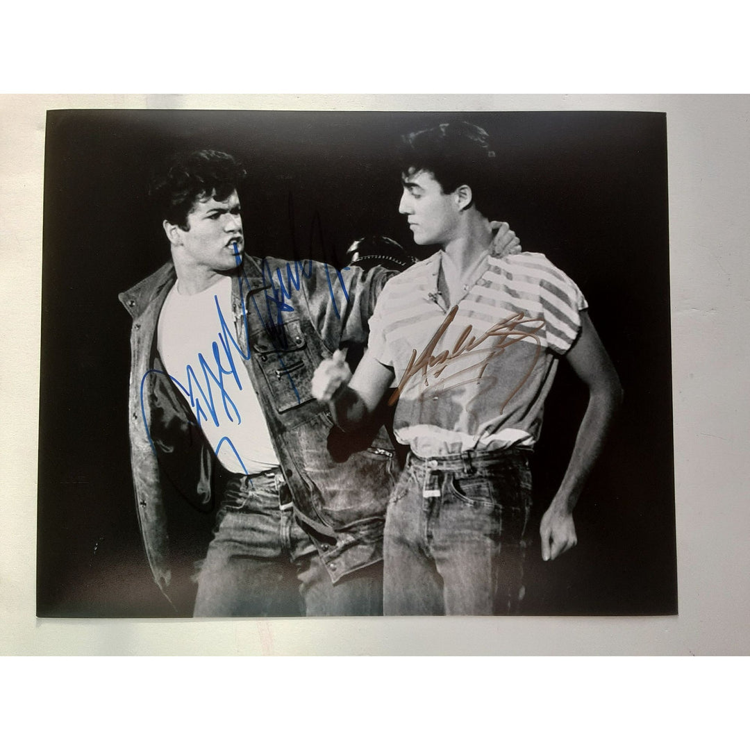 Wham George Michael and Andrew Ridgeley 8 by 10 signed photo - Awesome Artifacts 