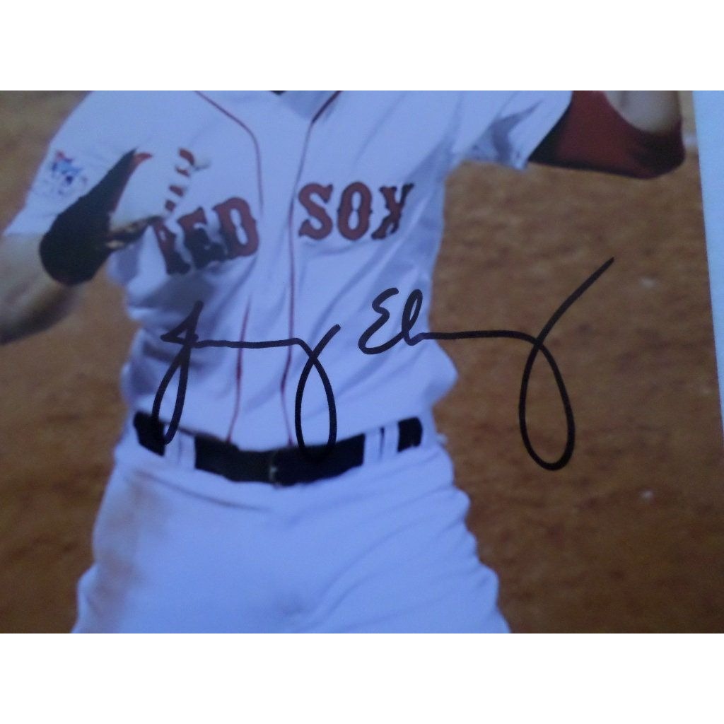 David Ortiz and Jacoby Ellsbury 8 by 10 signed photo