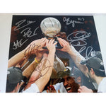 Load image into Gallery viewer, Kobe Bryant, Pau Gasol, Los Angeles Lakers 11 x 14 World Champs team signed photo signed with proof
