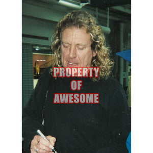 Robert Plant, Led Zeppelin 8 x 10 signed photo with proof