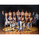 Load image into Gallery viewer, Los Angeles Lakers Pat Riley Earvin Magic Johnson James Worthy Kareem Abdul-Jabbar team signed 8 x 10 photo
