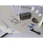 Load image into Gallery viewer, Grace Slick, Jack Casady, Spencer Dryden, Marty Balin, Jefferson Airplane signed electric guitar with proof
