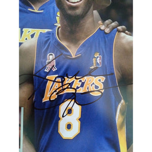 Los Angeles Lakers, Kobe Bryant and Shaquille O'Neal 16 x 20 photo signed with proof