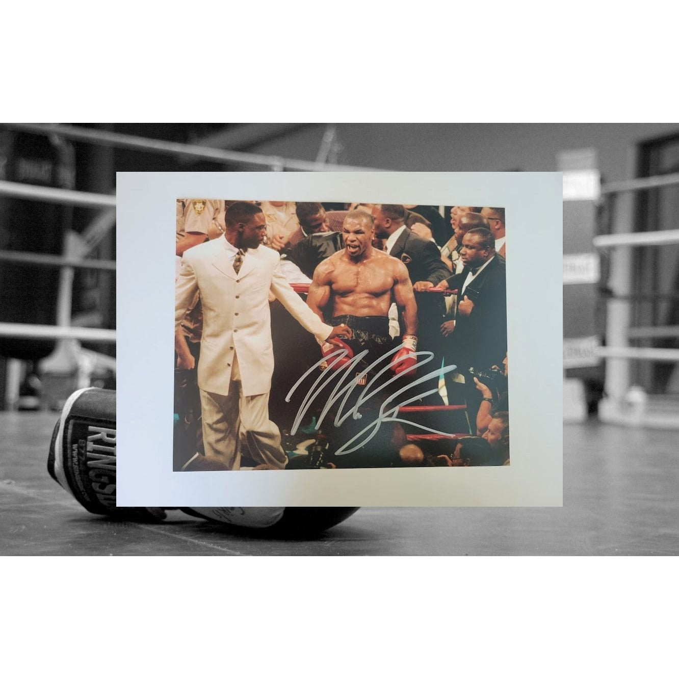 Mike Tyson 8 x 10 photo sign with proof