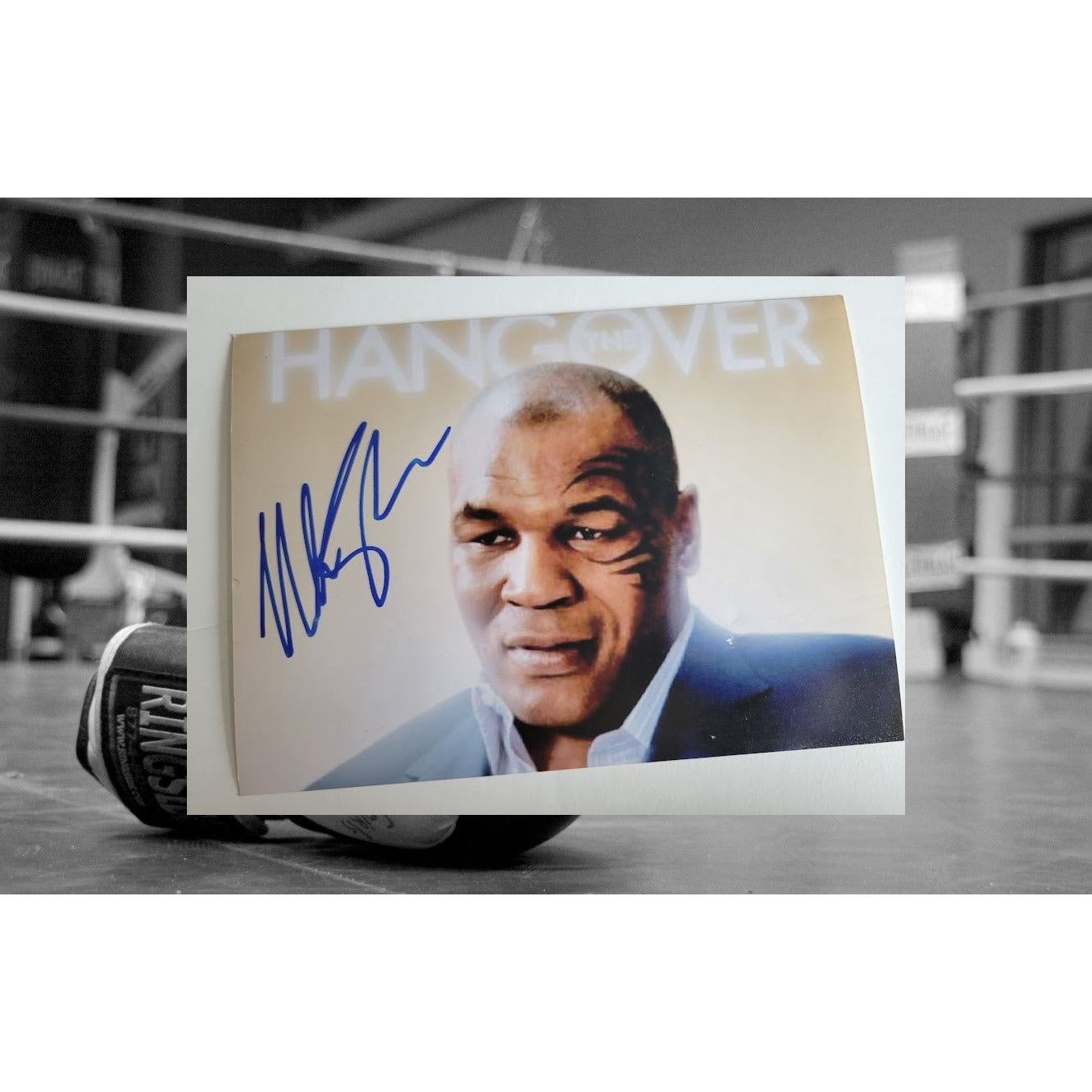 Mike Tyson 5 x 7 photograph signed